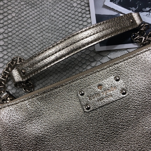 Kate Spade Metallic Gold Wellesley Byrd Bag - Picture 4 of 8